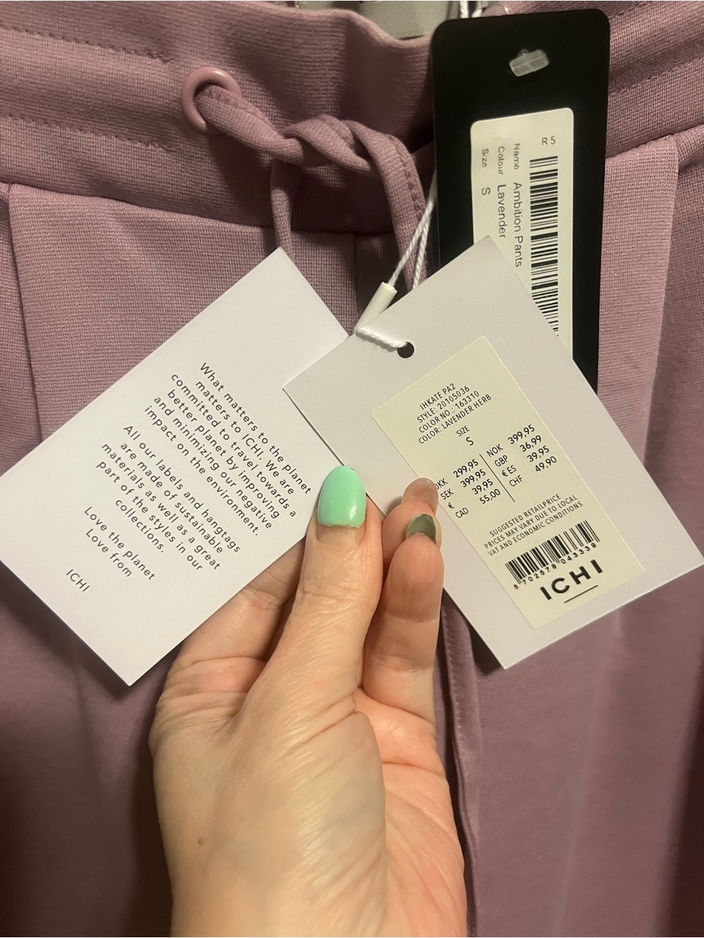 Ambition Pants 2.0 (NWT) Lavender, Size Small - Picture 3 of 10